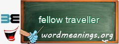 WordMeaning blackboard for fellow traveller